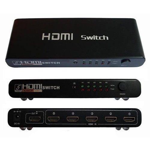 Augen 5 in 1 HDMI Switcher