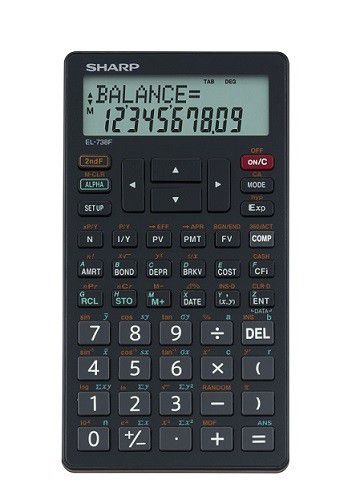 Sharp EL738 Financial Calculator