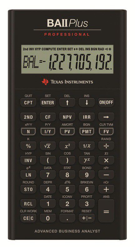 Texas Instruments BA II Professional