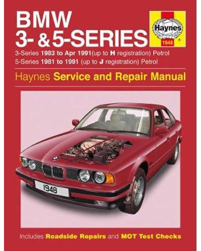 BMW 3-&-5 Series Service An Repair Manual (1983-1993) Hardcover
