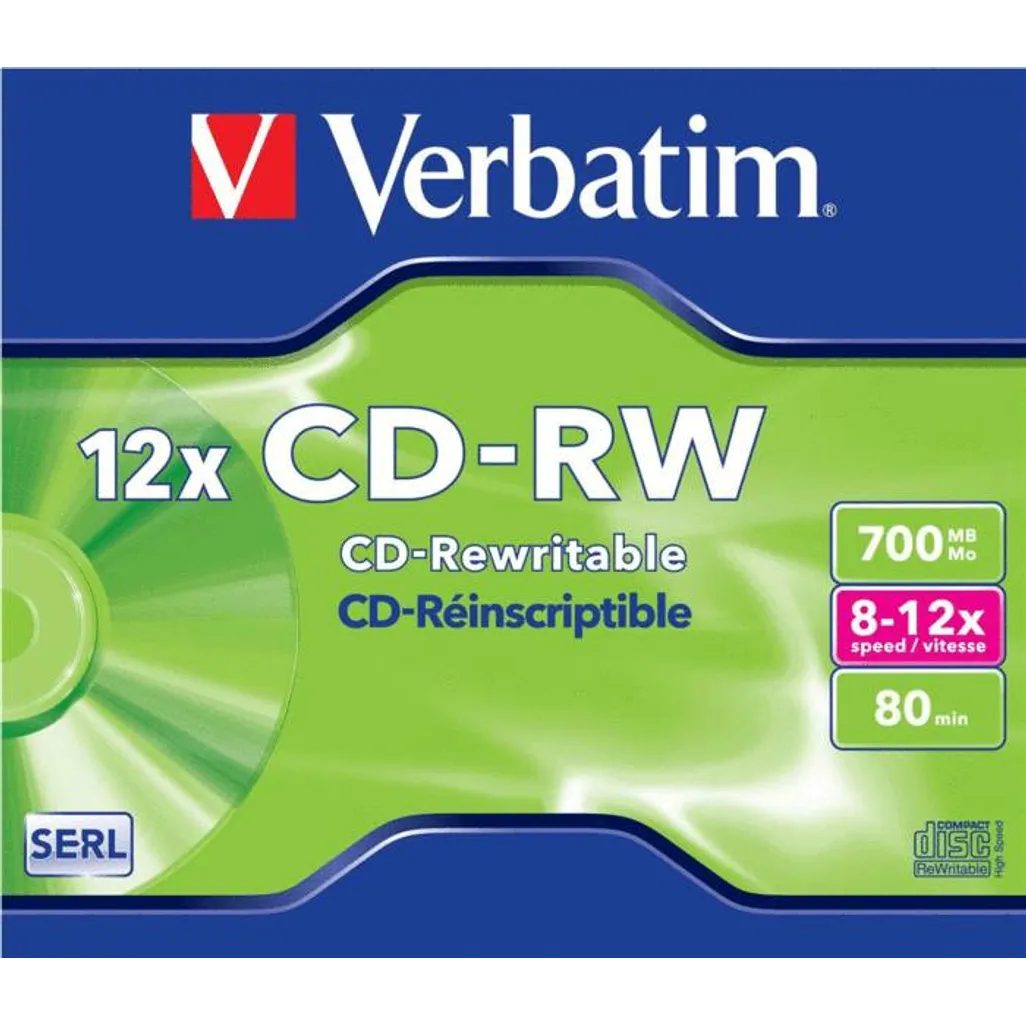 Verbatim- CD Re-Writable