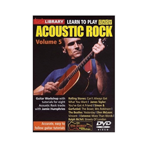 Lick Library Learn to Play Easy Acoustic Rock Volume 5 DVD
